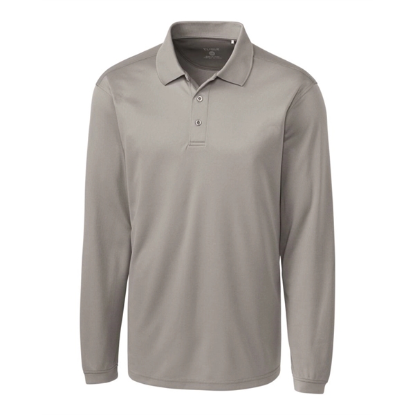 Clique Ice Pique Mens Long Sleeve Tech Polo - Clique Ice Pique Mens Long Sleeve Tech Polo - Image 15 of 18