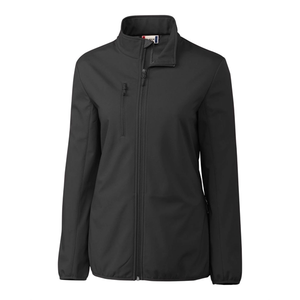 Clique Trail Eco Stretch Softshell Full Zip Womens Jacket - Clique Trail Eco Stretch Softshell Full Zip Womens Jacket - Image 1 of 30