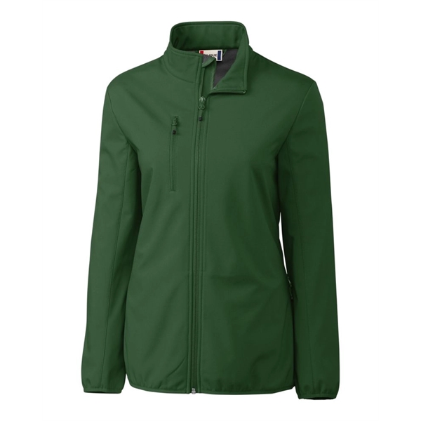 Clique Trail Eco Stretch Softshell Full Zip Womens Jacket - Clique Trail Eco Stretch Softshell Full Zip Womens Jacket - Image 3 of 30