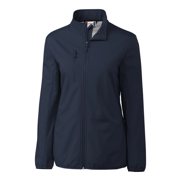 Clique Trail Eco Stretch Softshell Full Zip Womens Jacket - Clique Trail Eco Stretch Softshell Full Zip Womens Jacket - Image 5 of 30