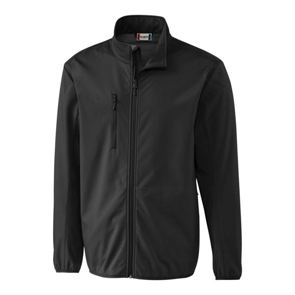 Clique Trail Eco Stretch Softshell Full Zip Mens Jacket - Clique Trail Eco Stretch Softshell Full Zip Mens Jacket - Image 1 of 8