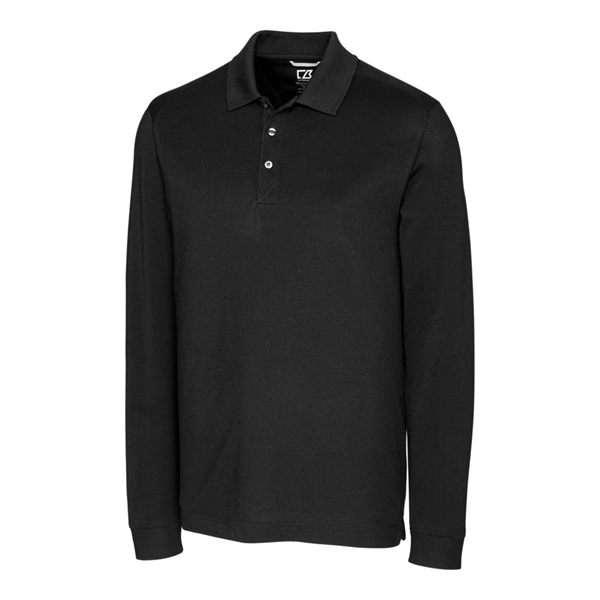 Cutter & Buck Advantage Eco Tri-Blend Pique Mens Long Sle... - Cutter & Buck Advantage Eco Tri-Blend Pique Mens Long Sle... - Image 5 of 9