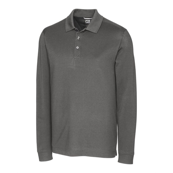Cutter & Buck Advantage Eco Tri-Blend Pique Mens Long Sle... - Cutter & Buck Advantage Eco Tri-Blend Pique Mens Long Sle... - Image 6 of 9
