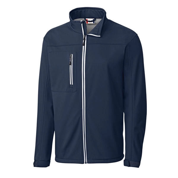 Custom Clique Telemark Recycled Stretch Softshell Mens Full Zip ...