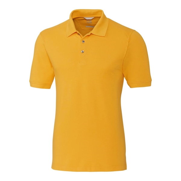 Custom Cutter & Buck Advantage Eco Tri-Blend Pique Mens Polo