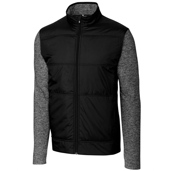 Cutter & Buck Stealth Hybrid Quilted Mens Full Zip Windbr... - Cutter & Buck Stealth Hybrid Quilted Mens Full Zip Windbr... - Image 3 of 4