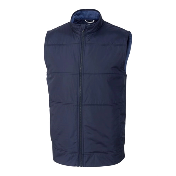 Cutter & Buck Stealth Hybrid Quilted Mens Windbreaker Vest - Cutter & Buck Stealth Hybrid Quilted Mens Windbreaker Vest - Image 2 of 6