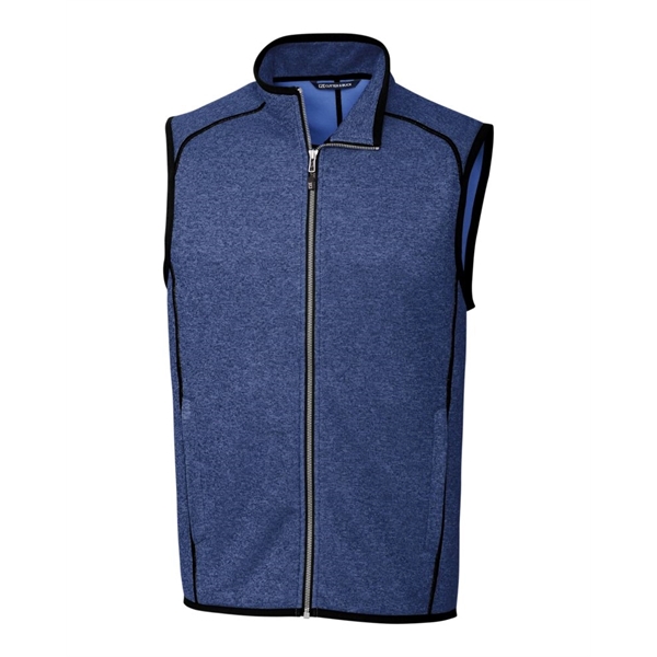 Cutter & Buck Mainsail Sweater-Knit Mens Full Zip Vest - Cutter & Buck Mainsail Sweater-Knit Mens Full Zip Vest - Image 5 of 16