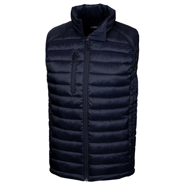 Clique Hudson Insulated Mens Full-Zip Puffer Vest - Clique Hudson Insulated Mens Full-Zip Puffer Vest - Image 2 of 5