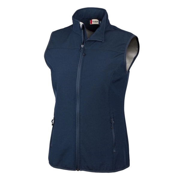 Clique Trail Eco Stretch Softshell Women's Full Zip Vest - Clique Trail Eco Stretch Softshell Women's Full Zip Vest - Image 2 of 5