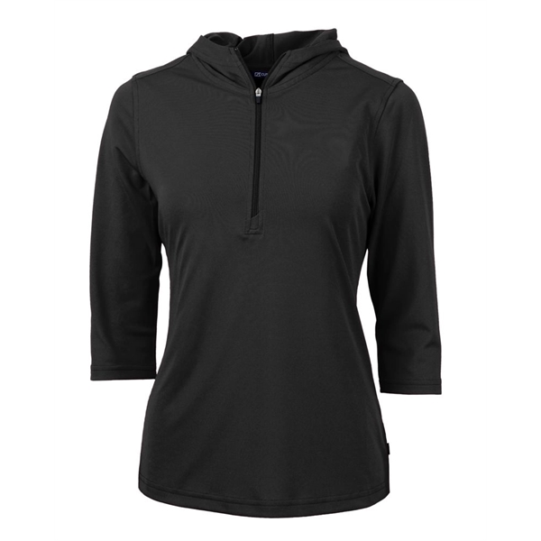 Cutter & Buck Virtue Eco Pique Recycled Half Zip Pullover... - Cutter & Buck Virtue Eco Pique Recycled Half Zip Pullover... - Image 2 of 11