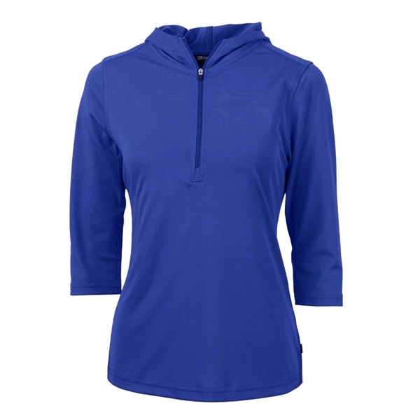 Cutter & Buck Virtue Eco Pique Recycled Half Zip Pullover... - Cutter & Buck Virtue Eco Pique Recycled Half Zip Pullover... - Image 4 of 11