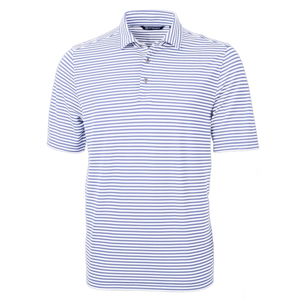 Cutter & Buck Virtue Eco Pique Stripe Recycled Mens Polo - Cutter & Buck Virtue Eco Pique Stripe Recycled Mens Polo - Image 7 of 37