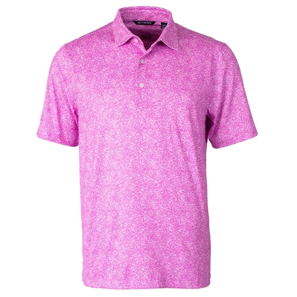 Cutter & Buck Pike Constellation Print Stretch Mens Polo - Cutter & Buck Pike Constellation Print Stretch Mens Polo - Image 0 of 14