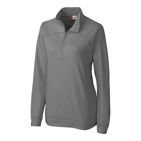 Clique Helsa Performance Womens Half Zip Pullover Sweatshirt - Clique Helsa Performance Womens Half Zip Pullover Sweatshirt - Image 5 of 10