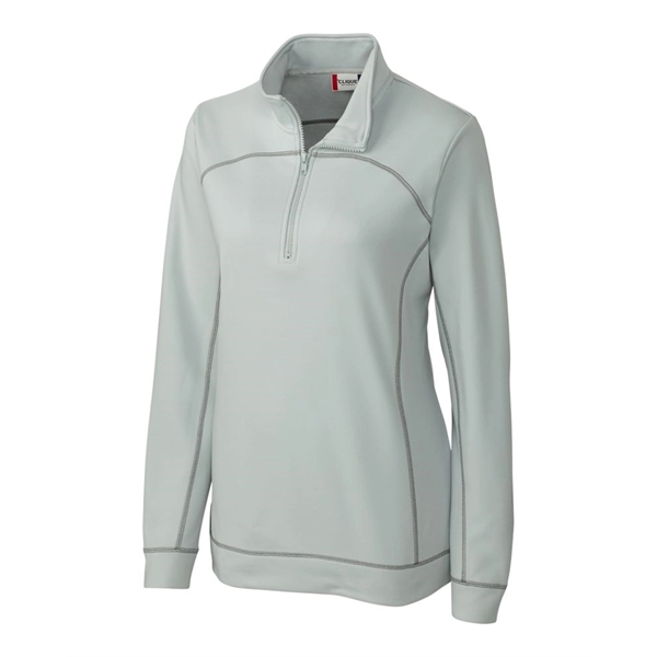 Clique Helsa Performance Womens Half Zip Pullover Sweatshirt - Clique Helsa Performance Womens Half Zip Pullover Sweatshirt - Image 6 of 10