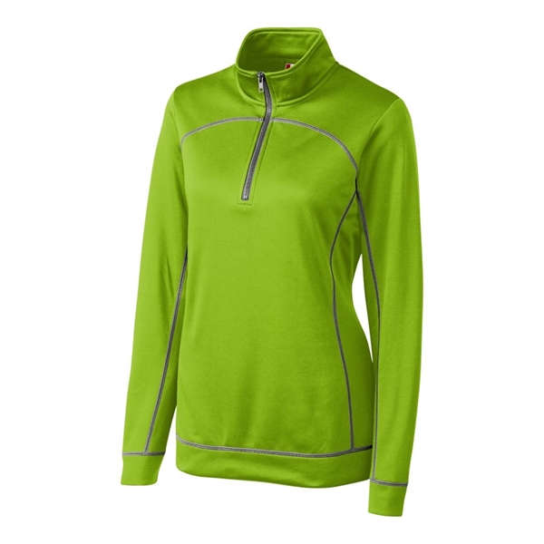 Clique Helsa Performance Womens Half Zip Pullover Sweatshirt - Clique Helsa Performance Womens Half Zip Pullover Sweatshirt - Image 8 of 10