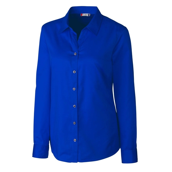 Clique Avesta Stain Resistant Womens Long Sleeve Button D... - Clique Avesta Stain Resistant Womens Long Sleeve Button D... - Image 2 of 5