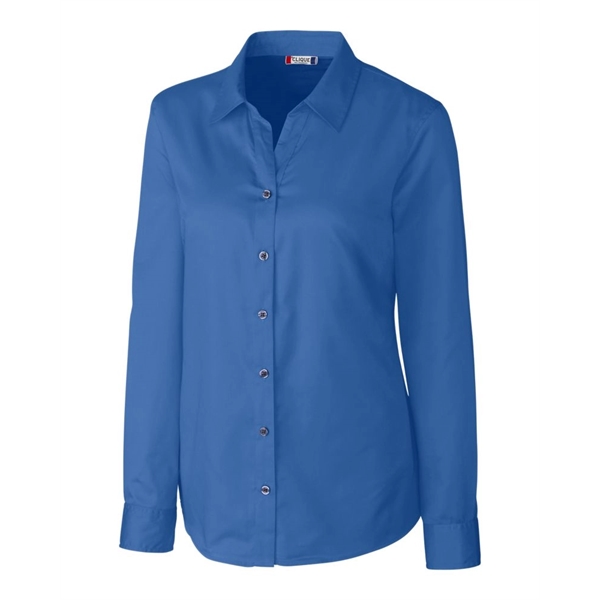 Clique Avesta Stain Resistant Womens Long Sleeve Button D... - Clique Avesta Stain Resistant Womens Long Sleeve Button D... - Image 4 of 5