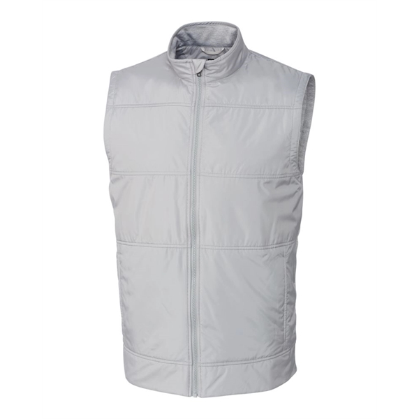 Cutter & Buck Stealth Hybrid Quilted Mens Windbreaker Vest - Cutter & Buck Stealth Hybrid Quilted Mens Windbreaker Vest - Image 8 of 26