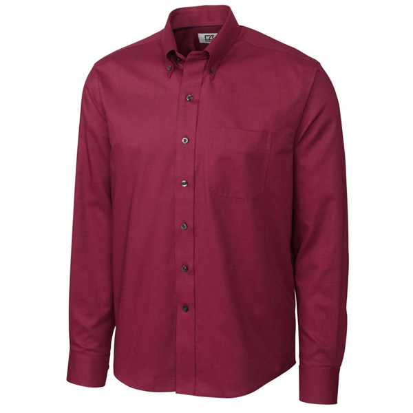 Cutter & Buck Epic Easy Care Nailshead Mens Long Sleeve D... - Cutter & Buck Epic Easy Care Nailshead Mens Long Sleeve D... - Image 2 of 12