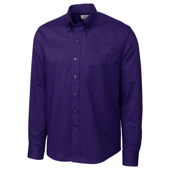 Cutter & Buck Epic Easy Care Nailshead Mens Long Sleeve D... - Cutter & Buck Epic Easy Care Nailshead Mens Long Sleeve D... - Image 3 of 12