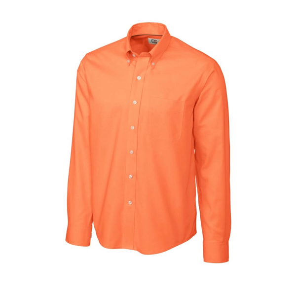 Cutter & Buck Epic Easy Care Nailshead Mens Long Sleeve D... - Cutter & Buck Epic Easy Care Nailshead Mens Long Sleeve D... - Image 4 of 12