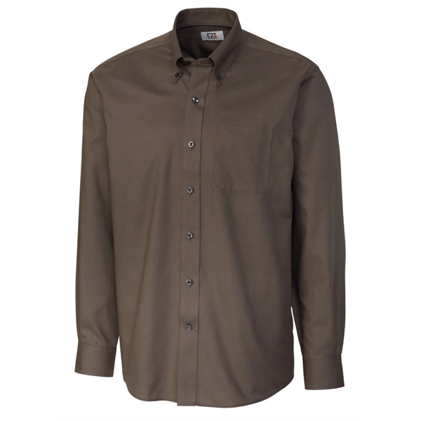 Cutter & Buck Epic Easy Care Nailshead Mens Long Sleeve D... - Cutter & Buck Epic Easy Care Nailshead Mens Long Sleeve D... - Image 7 of 12