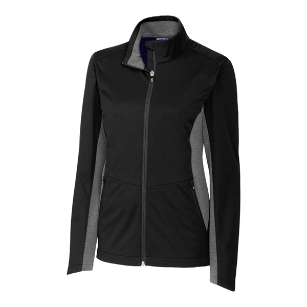 Cutter & Buck Navigate Softshell Womens Full Zip Jacket - Cutter & Buck Navigate Softshell Womens Full Zip Jacket - Image 5 of 7