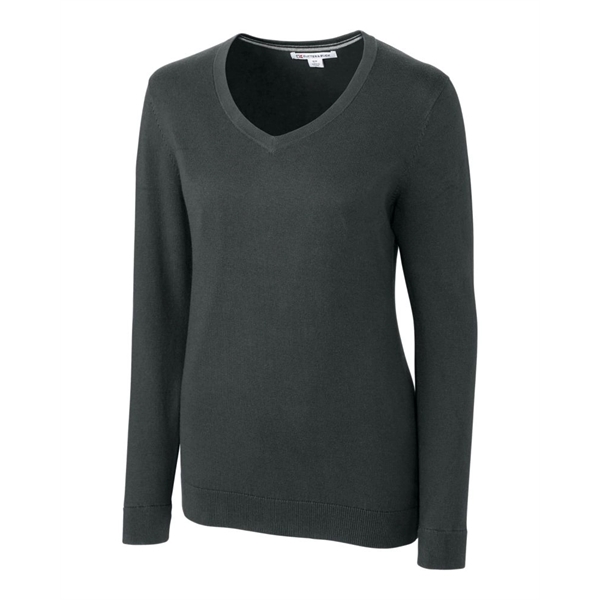 Cutter & Buck Lakemont Tri-Blend Womens V-Neck Pullover S... - Cutter & Buck Lakemont Tri-Blend Womens V-Neck Pullover S... - Image 3 of 4