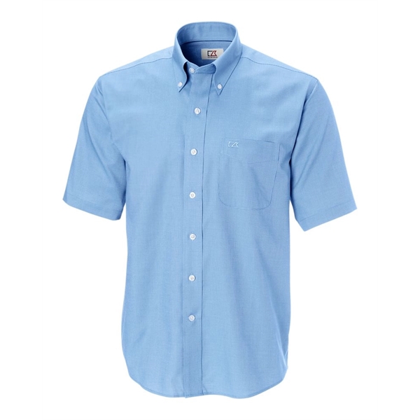 Cutter & Buck Epic Easy Care Nailshead Mens Short Sleeve ... - Cutter & Buck Epic Easy Care Nailshead Mens Short Sleeve ... - Image 0 of 6
