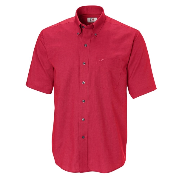 Cutter & Buck Epic Easy Care Nailshead Mens Short Sleeve ... - Cutter & Buck Epic Easy Care Nailshead Mens Short Sleeve ... - Image 2 of 6