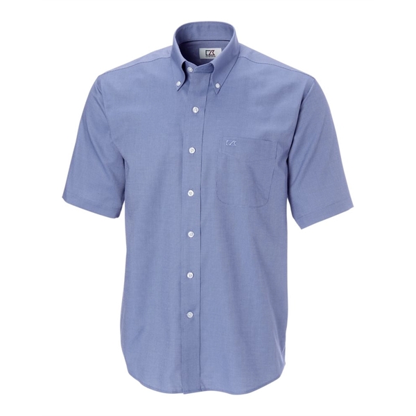 Cutter & Buck Epic Easy Care Nailshead Mens Short Sleeve ... - Cutter & Buck Epic Easy Care Nailshead Mens Short Sleeve ... - Image 4 of 6