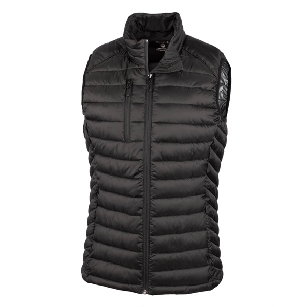 Clique Hudson Insulated Womens Full-Zip Puffer Vest - Clique Hudson Insulated Womens Full-Zip Puffer Vest - Image 2 of 18
