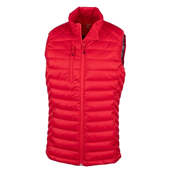 Clique Hudson Insulated Womens Full-Zip Puffer Vest - Clique Hudson Insulated Womens Full-Zip Puffer Vest - Image 9 of 18