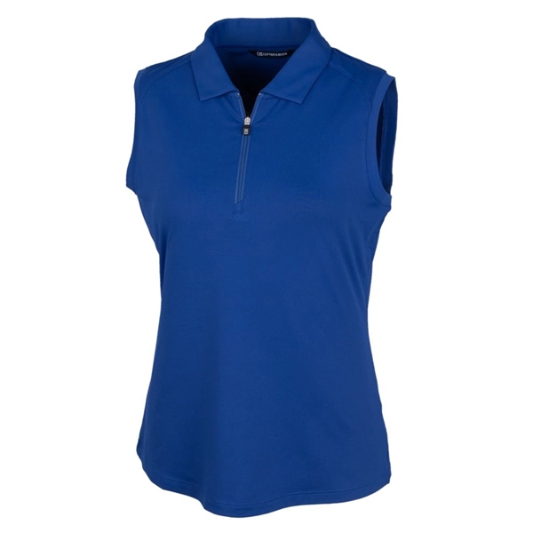 Cutter & Buck Forge Stretch Womens Sleeveless Polo - Cutter & Buck Forge Stretch Womens Sleeveless Polo - Image 3 of 11