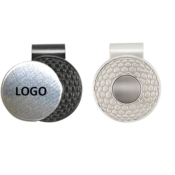 Magnetic Golf  Hat Clip with Ball Marker - Magnetic Golf  Hat Clip with Ball Marker - Image 0 of 2