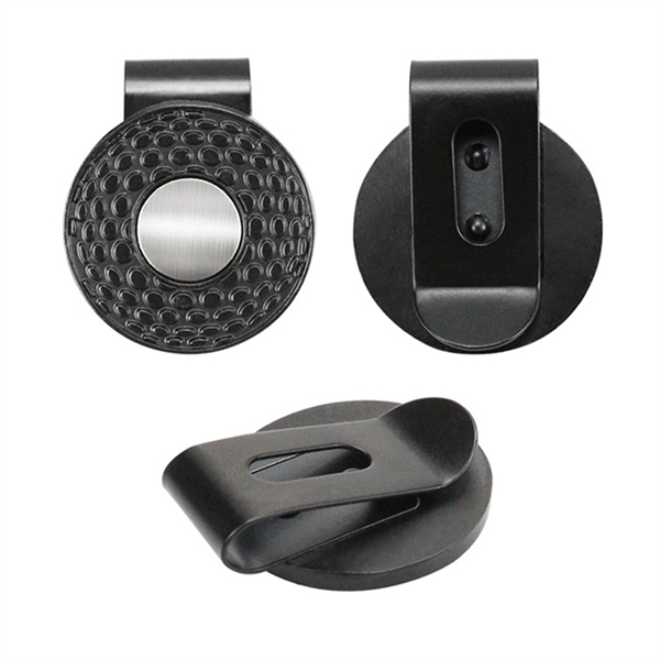 Magnetic Golf  Hat Clip with Ball Marker - Magnetic Golf  Hat Clip with Ball Marker - Image 2 of 2