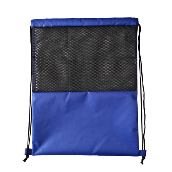 Mesh Drawstring Backpack - Mesh Drawstring Backpack - Image 2 of 4