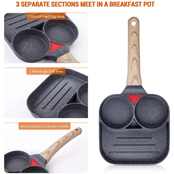 Egg Frying Breakfast Pan - Egg Frying Breakfast Pan - Image 1 of 5