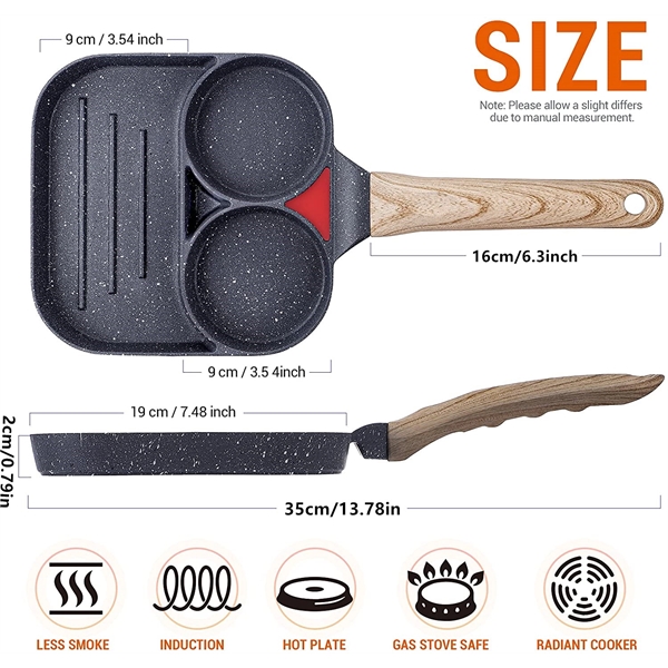 Egg Frying Breakfast Pan - Egg Frying Breakfast Pan - Image 3 of 5