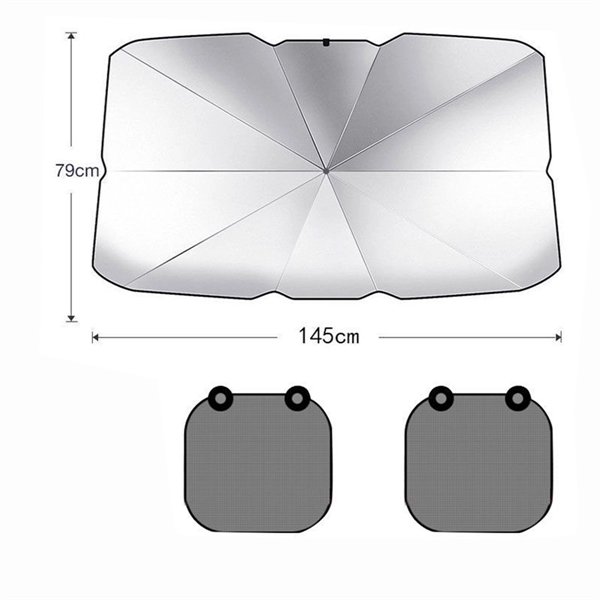 Windshield Sun Shade Umbrella - Windshield Sun Shade Umbrella - Image 2 of 2