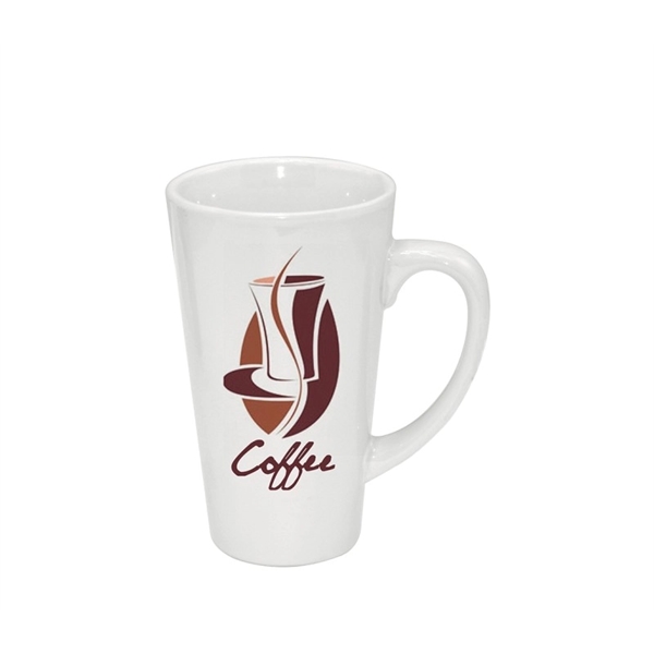 Traditional White Ceramic Mug, 17 oz. - Traditional White Ceramic Mug, 17 oz. - Image 0 of 5