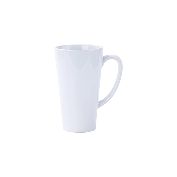Traditional White Ceramic Mug, 17 oz. - Traditional White Ceramic Mug, 17 oz. - Image 1 of 5