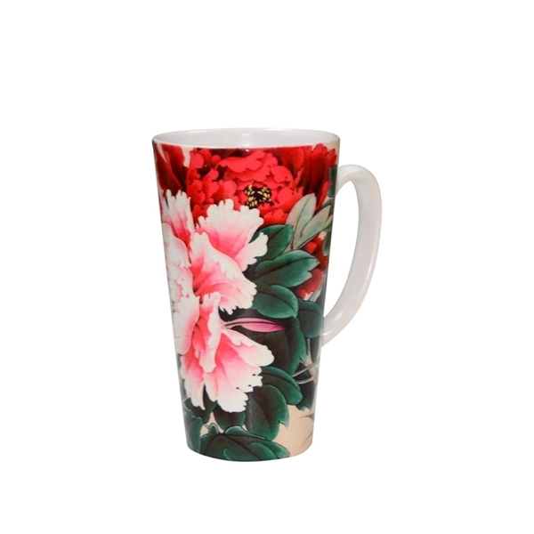 Traditional White Ceramic Mug, 17 oz. - Traditional White Ceramic Mug, 17 oz. - Image 4 of 5