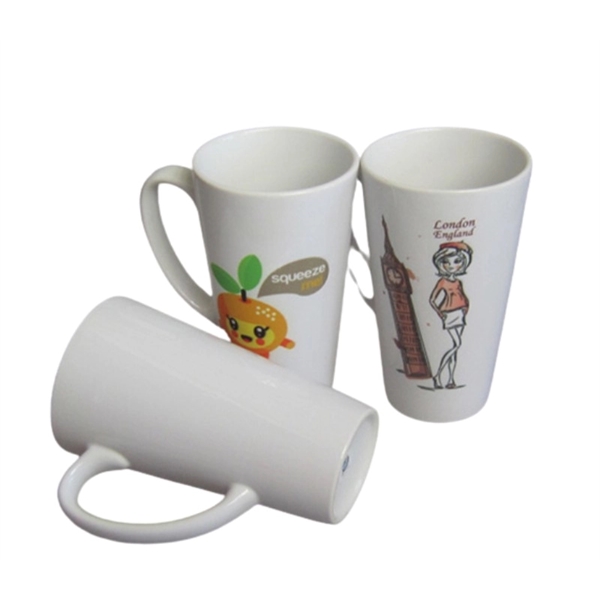 Traditional White Ceramic Mug, 17 oz. - Traditional White Ceramic Mug, 17 oz. - Image 5 of 5