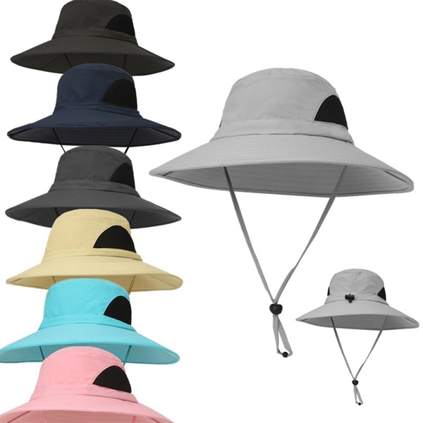 Unisex Wide Brim Sun Hat - Unisex Wide Brim Sun Hat - Image 0 of 5