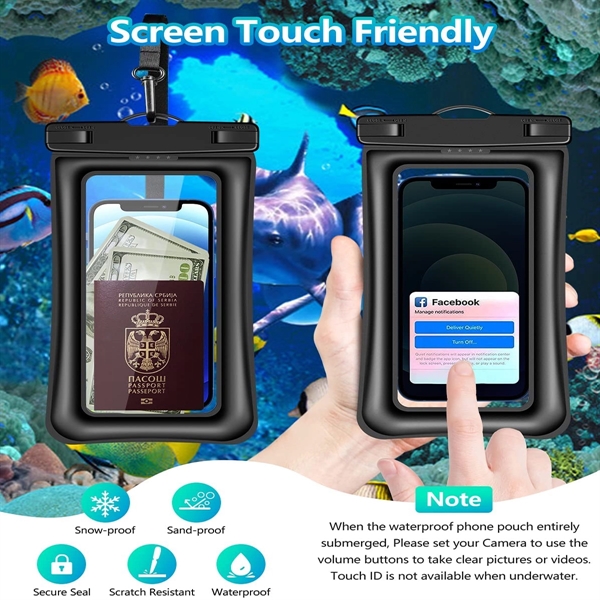 Floating Universal Waterproof Phone Pouch - Floating Universal Waterproof Phone Pouch - Image 1 of 4