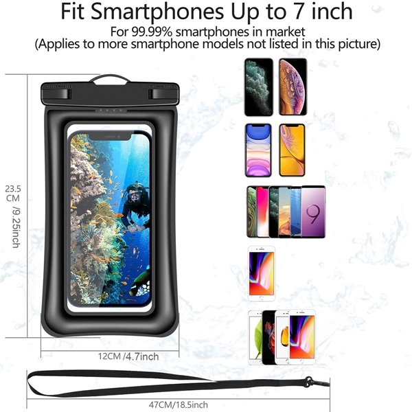 Floating Universal Waterproof Phone Pouch - Floating Universal Waterproof Phone Pouch - Image 2 of 4