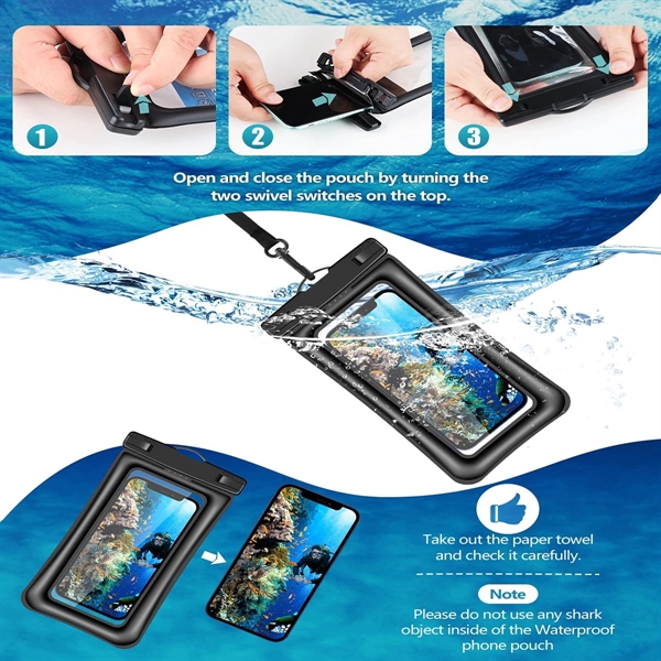 Floating Universal Waterproof Phone Pouch - Floating Universal Waterproof Phone Pouch - Image 3 of 4